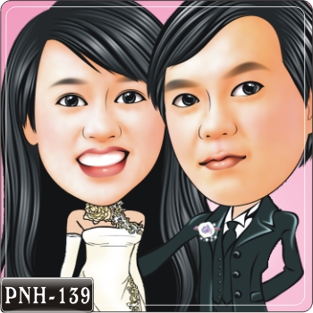 Q版雙人漫畫 PNH-139 婚紗Q版畫